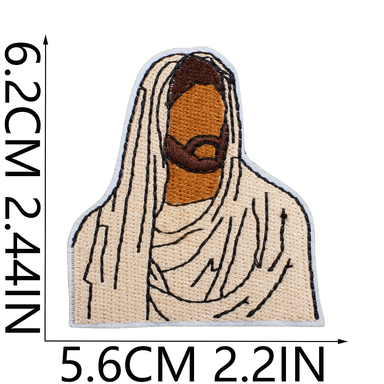Wholesale Yesu Benzun Embroidered Cloth Stickers